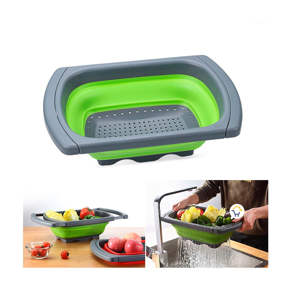 Colador Silicona Plegable ELD6111